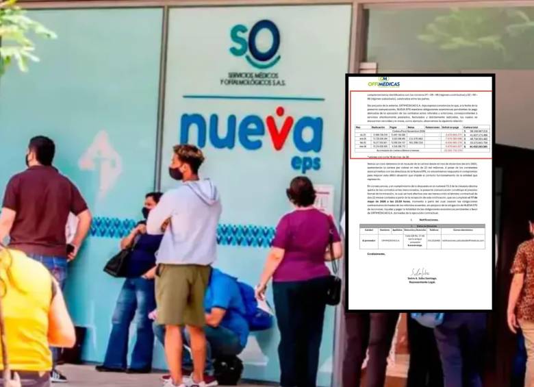 La Nueva EPS es la entidad con más afiliados del país y, como el sistema de salud, se encuentra en crisis. Foto: Nueva EPS/Redes sociales.
