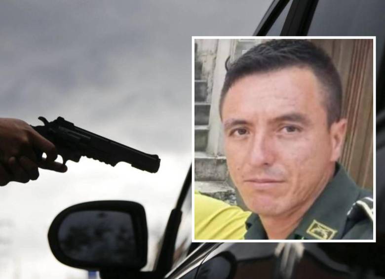 El patrullero José Álvaro Augusto Valero Vergel fue atacado por varios hombres que le dispararon en repetidas ocasiones. FOTO: COLPRENSA Y CORTESÍA 