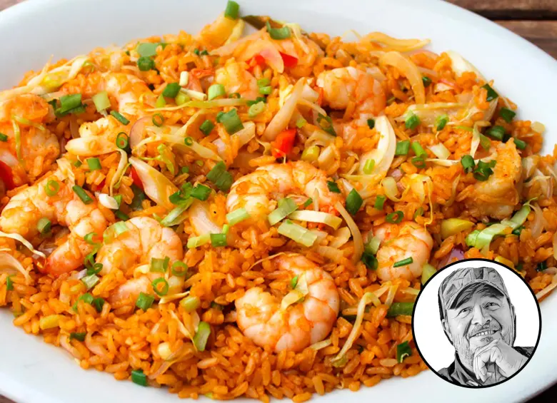 Arroz con camarones, una de las delicias de nuestra gastronomía nacional. FOTO El Colombiano
