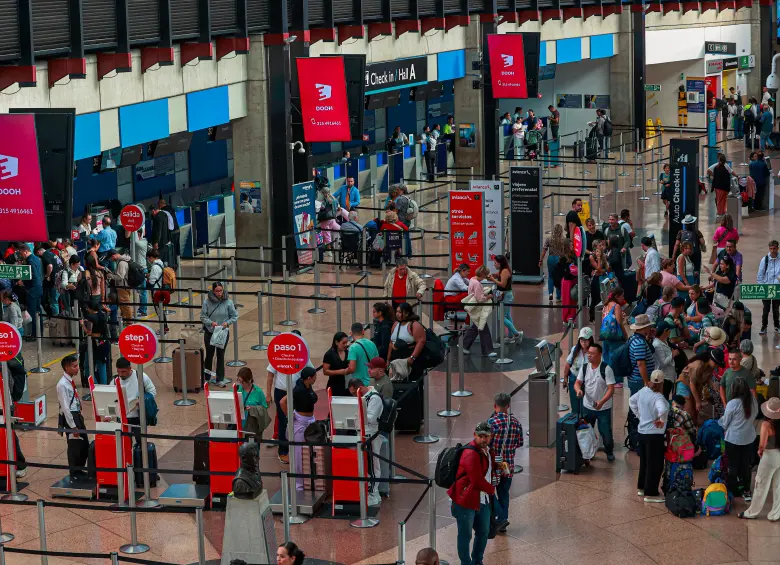 Entre enero y octubre viajaron más de 4 millones de colombianos a otros países. FOTO EL COLOMBIANO. 