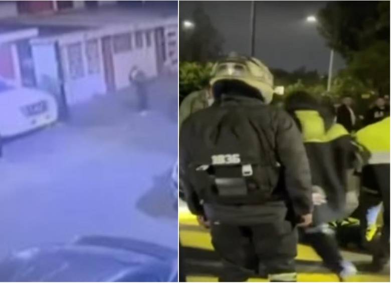 Después de que los ladrones se chocaron, la comunidad detuvo a uno de ellos y después la Policía capturó a los otros dos. FOTO: CAPTURA VIDEO REDES SOCIALES CITY TV