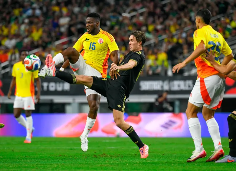 Jéfferson Lerma aportó un golazo frente a los mexicanos. FOTO CORTESÍA FCF