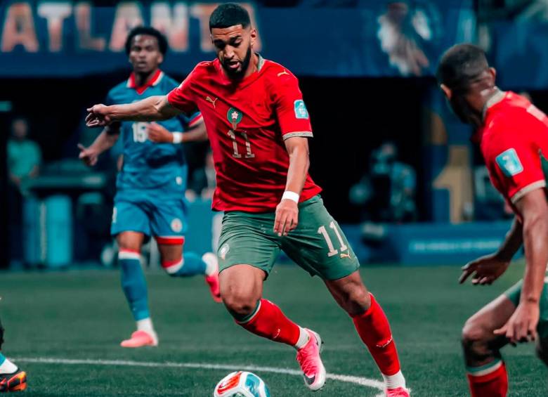 El atacante marroquí Ismael Saibari suma tres anotaciones con la Selección de Marruecos en el Mundial de Norteamérica. Foto: tomada del Instagram de @IsmaelSaibari
