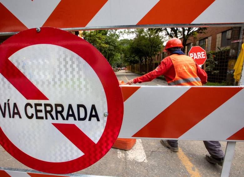  Este fin de semana estarán vigentes varios cierres viales en Medellín. FOTO: EDWIN BUSTAMANTE RESTREPO