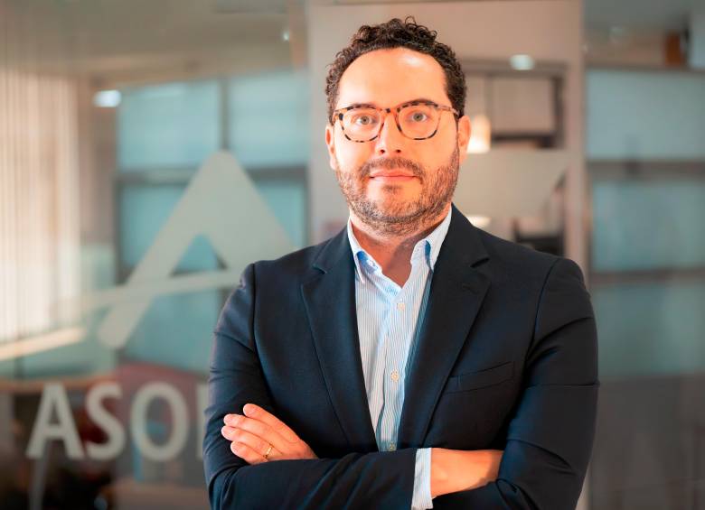 Andrés Mauricio Velasco, presidente de Asofondos. FOTO CORTESÍA ASOFONDOS. 