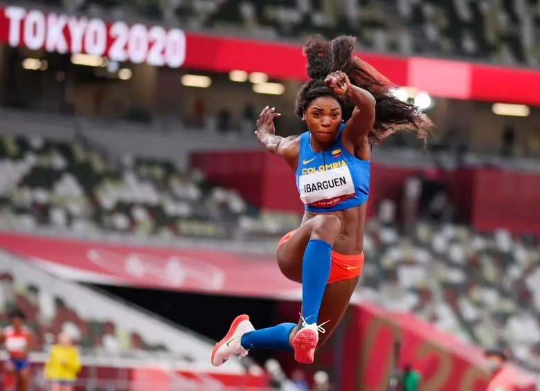 La antioqueña Caterine Ibargüen no solo ganó medallas en Mundiales y Olímpicos, también en Liga de Diamante. FOTO GETTY