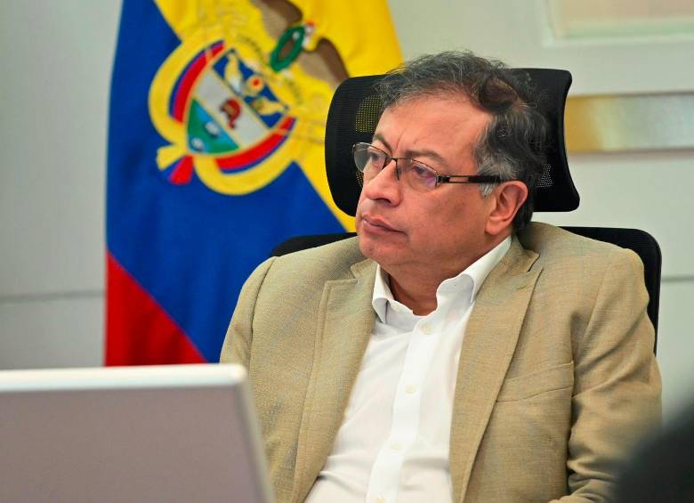 La imagen del presidente, Gustavo Petro, está cayendo a 206 días de su llegada a la Presidencia de la República. FOTO: Cortesía Presidencia