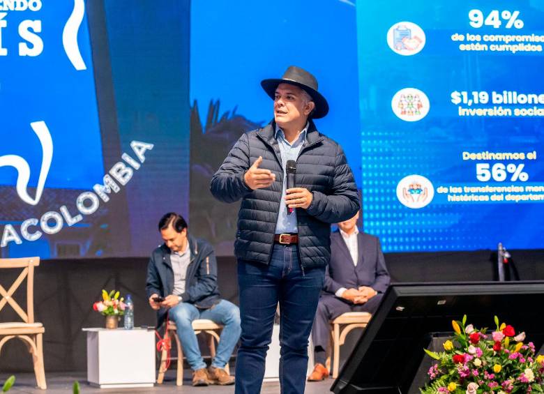 El presidente Iván Duque ha enmarcado las propuestas de Gustavo Petro, sin mencionarlo, dentro de lo que él llama “autoritarismo 3P”. FOTO: CORTESÍA PRESIDENCIA.