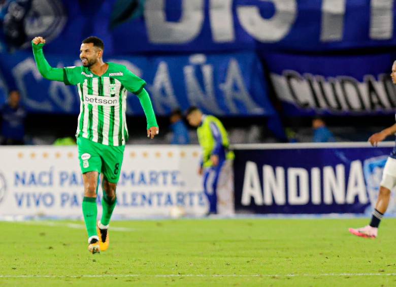El volante antioqueño Edwin Cardona ha sido el jugador más influyente en lo que va de la Liga Betplay 2024-2. Participó en siete acciones de gol. FOTO: Lina Gasca-COLPRENSA 