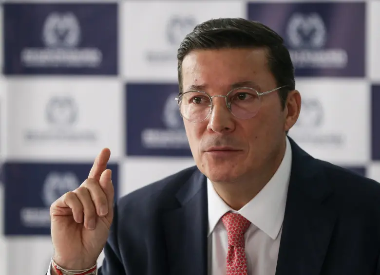 En una declaración ante los medios, el registrador Hernán Penagos resaltó que está descartado aplazar o suspender las votaciones del 2026. Foto: Colprensa - Catalina Olaya
