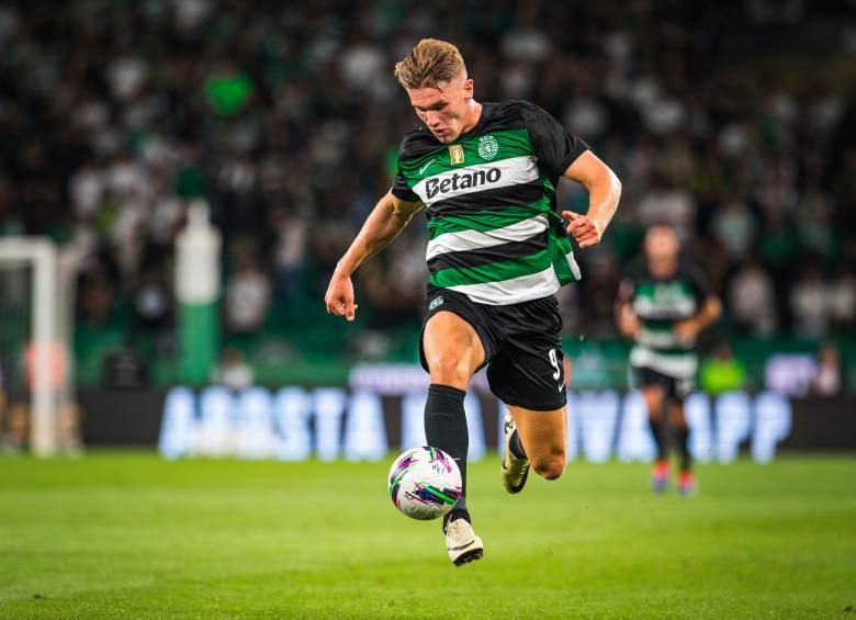 Viktor Gyökeres, otra de las nuevas figuras del fútbol mundial. FOTO GETTY