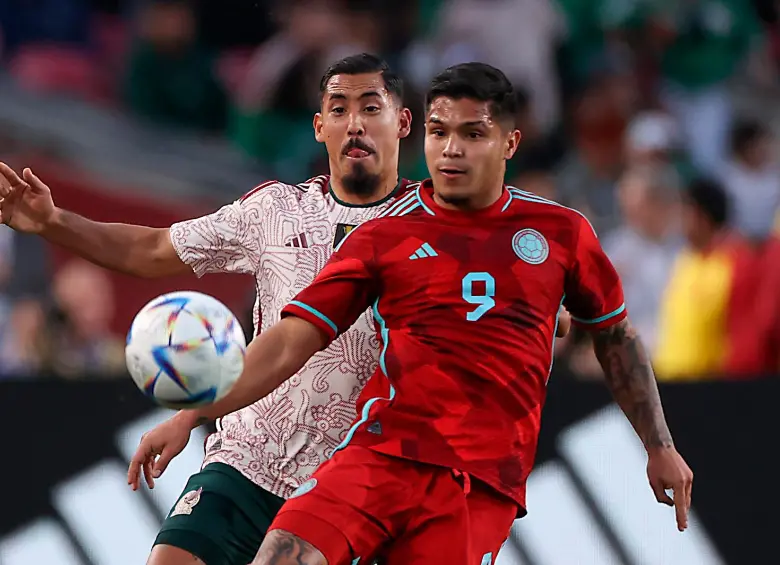 El último encuentro entre las selecciones de Colombia y México fue en 2023, Juan Camilo “Cucho”, estuvo entre los convocados por Lorenzo. FOTO: Getty