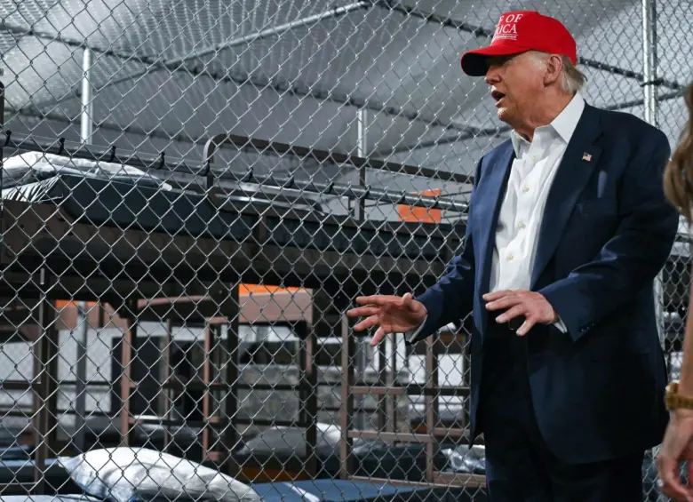 Donald Trump espera que más estados se unan a la iniciativa de Alligator Alcatraz. Foto: AFP