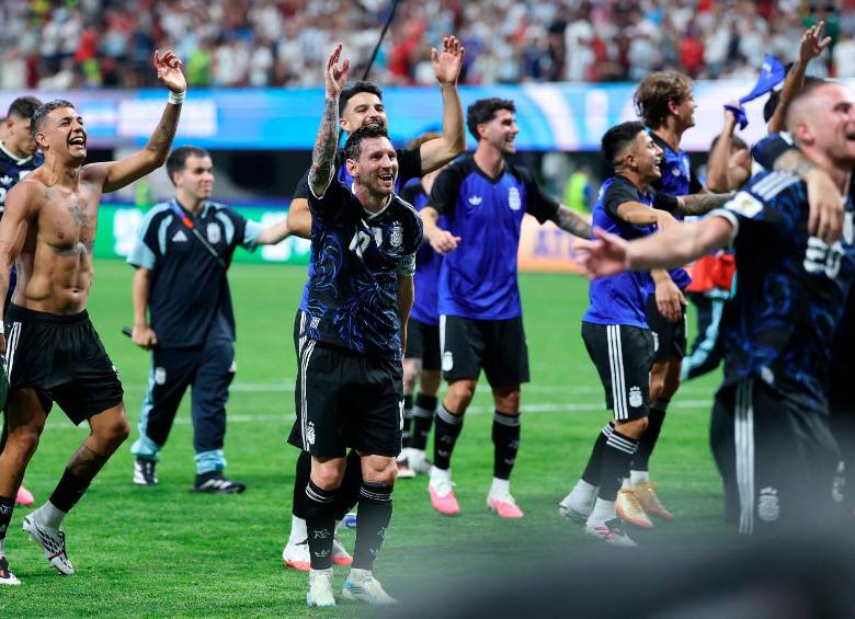 Lionel Messi, capitán de Argentina, guía para conducir a su elenco a la final. FOTO: GETTY 