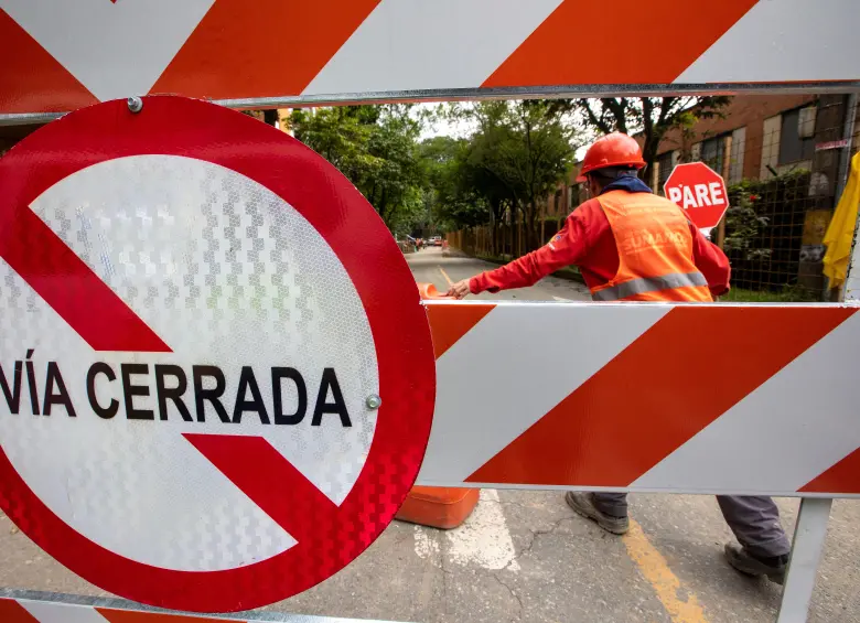 Los cierres viales tendrán lugar entre este sábado 15 de marzo y este domingo 16. FOTO: El Colombiano