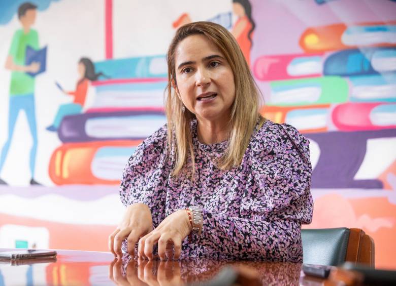 Alexandra Agudelo ejerció como secretaria de Educación de Medellín entre enero de 2020 y febrero de 2023, cuando inició el juicio en su contra. FOTO Carlos Velásquez