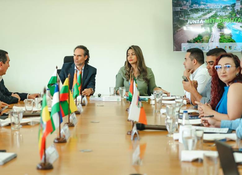 El alcalde de Medellín, Federico Gutiérrez, es el presidente de la junta directiva del Área Metropolitana del Valle de Aburrá. FOTO: CORTESÍA