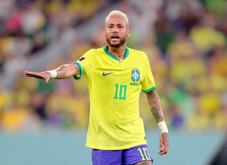 Neymar, mediocampista brasileño que seguirá luchando por un lugar en el Mundial 2026. FOTO GETTY