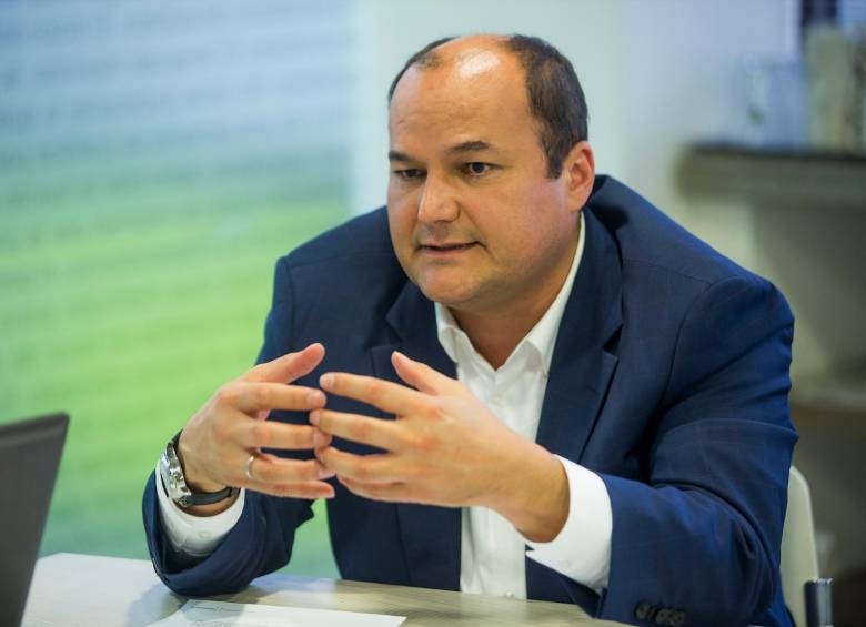 Mauricio Ossa es el presidente de Odinsa. FOTO Carlos Velásquez