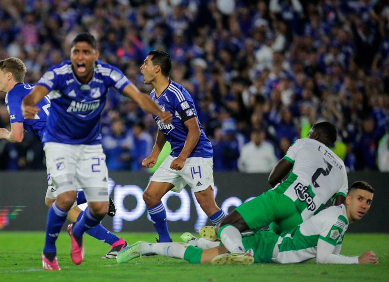 Millonarios obtuvo su título 16 de Liga colombiana. FOTO JUAN ANTONIO SÁNCHEZ