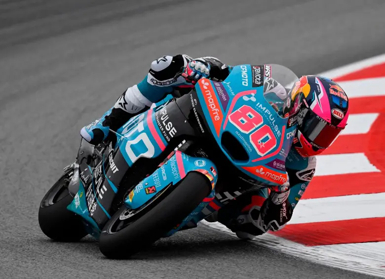 David Alonso es quinto en el Mundial de MotoGP con 48 puntos. FOTO: GETTY