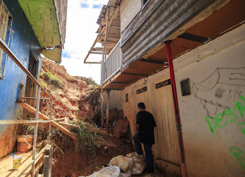 Así luce hoy el sector de Los Olivares en Itagüí afectado por la emergencia de 2025. Foto: Andrés Camilo Suárez Echeverry
