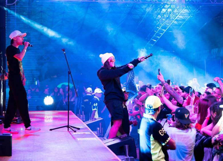 Nath interpretó hits como “Pasajero” y sorprendió a sus fans con su nuevo sencillo “El Mood”. FOTO: Cortesía