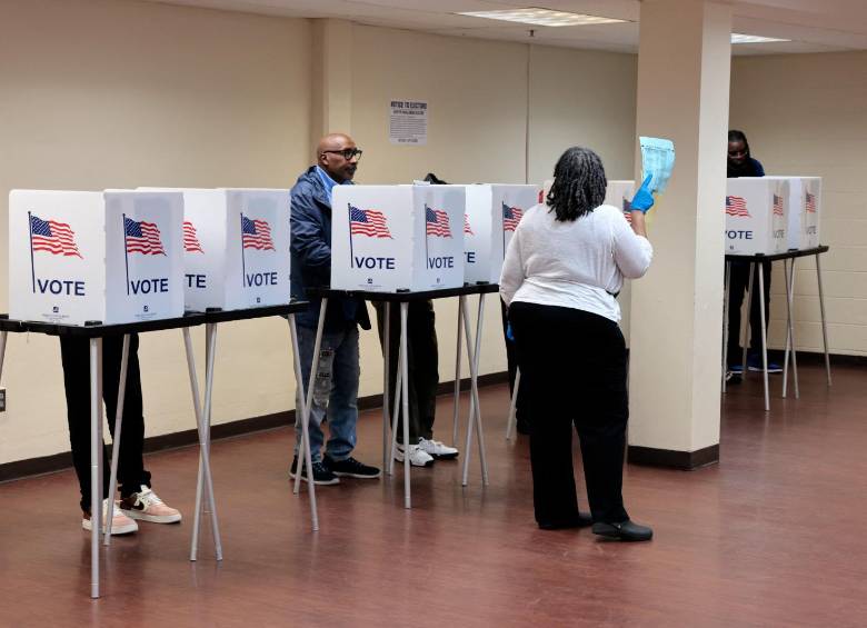 Estadounidenses se levantaron este 5 de noviembre a votar por el futuro de su país. FOTO: Getty