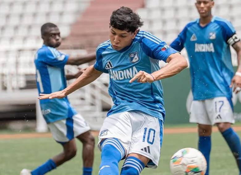 Santiago murió tras desplomarse en un partido con Santa Fe Sub-20. FOTO: Tomada de redes sociales @MillosFCoficial