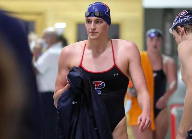 Lia Thompson, la primera nadadora estadounidense transgénero en ganar en una competición oficial. FOTO: GETTY