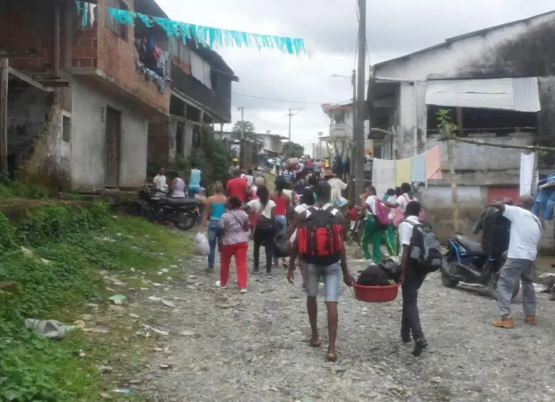 La Defensoría dio a conocer las cifras del desplazamiento en Colombia. Foto: Colprensa