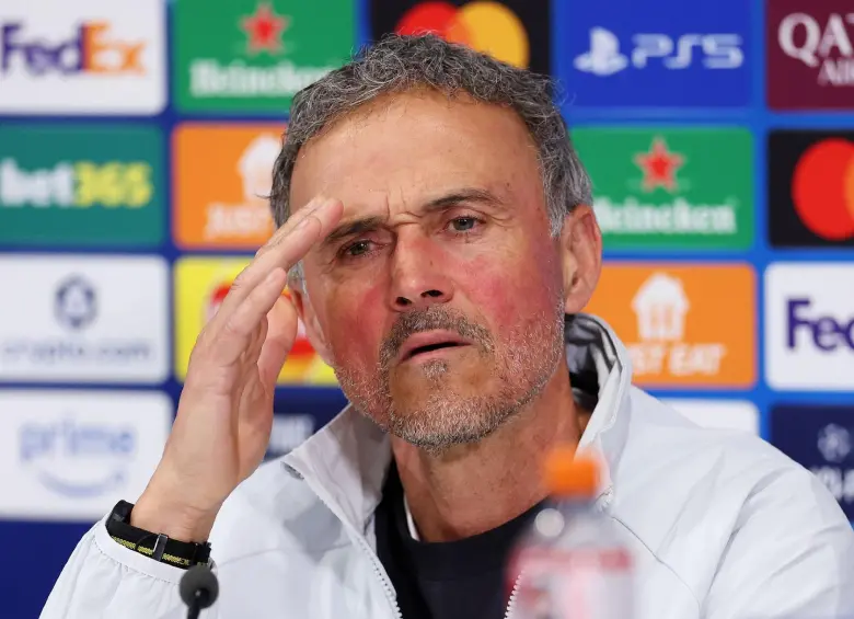 Luis Enrique, entrenador del PSG. FOTO: Getty