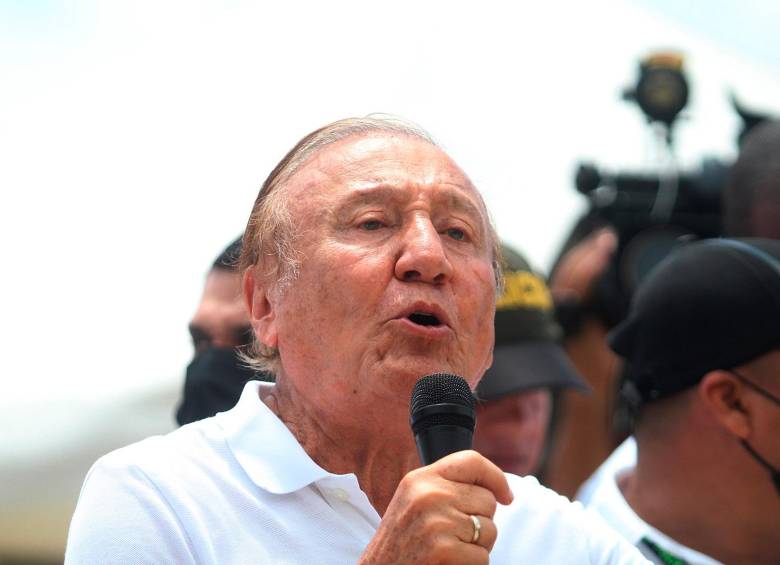 Rodolfo Hernández viajará a Miami, Estados Unidos, para hacer campaña entre los colombianos que residen en el exterior. FOTO: EFE