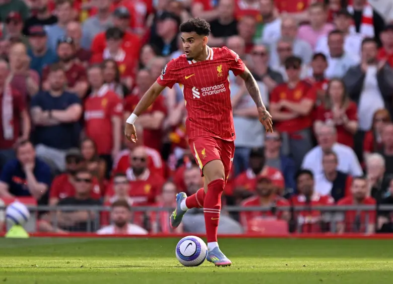 Luis Díaz jugó 36 de los 38 partidos de la pasada Premier League donde salió campeón el Liverpool. Foto: Getty Images