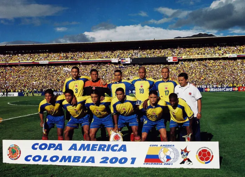 La Selección Colombia se coronó campeona de la Copa América el 29 de julio de 2001. Foto: Colprensa