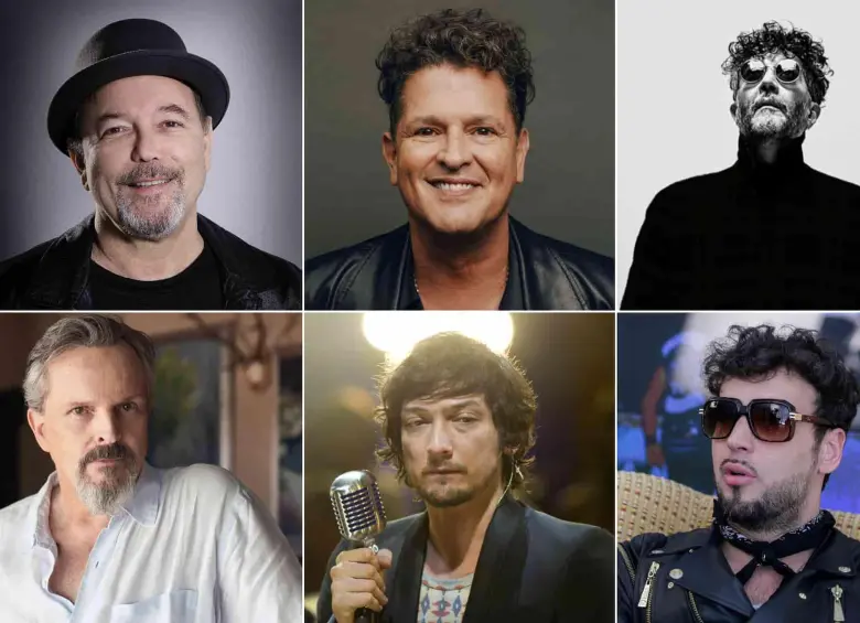Ruben Blades, Carlos Vives, Fito Páez, Miguel Bosé, Zoe e Illya Kuryaki & the Valderramas son algunos de los artistas confirmados para el Festival Cordillera 2025. FOTOS: Colprensa y Cortesía