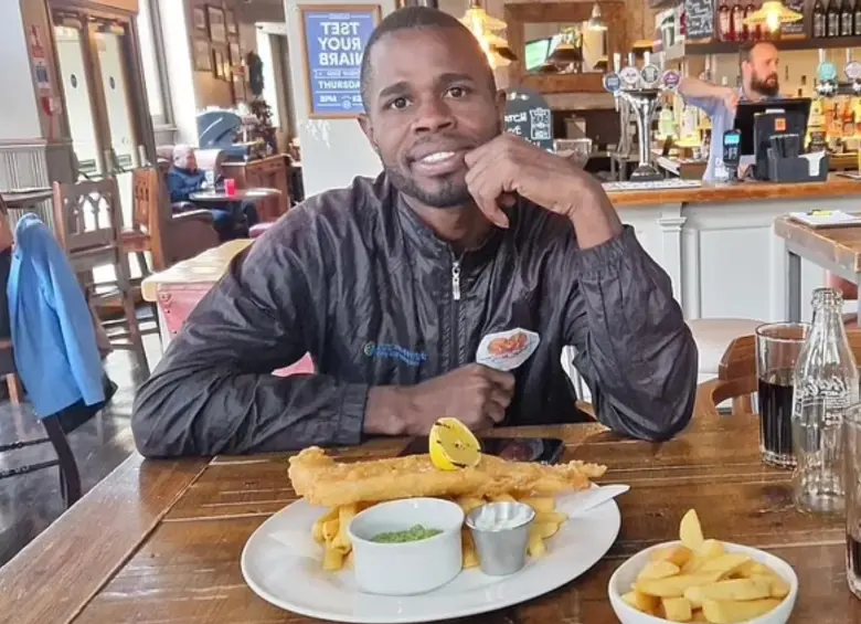 Yostin Andrés Mosquera, de 35 años, señalado asesino de la pareja en Londres. FOTO: Redes sociales