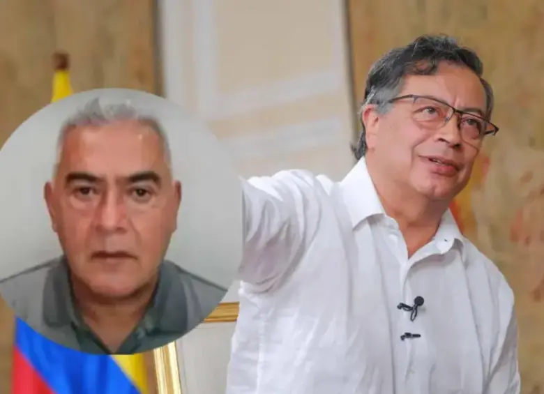 Diego Marín Buitrago y el presidente Gustavo Petro. Foto: cortesía y Presidencia.
