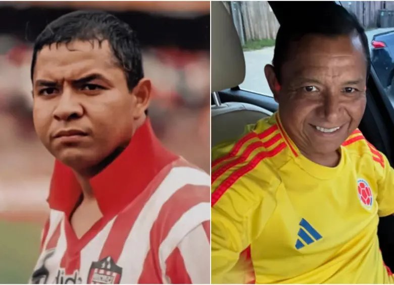 El exfutbolista colombiano de 53 años, Iván René Valenciano, conocido por haber jugado en clubes como Junior, Independiente Medellín y Deportivo Cali, necesita ayuda tras tener problemas de salud. FOTO: Redes sociales Iván René Valenciano