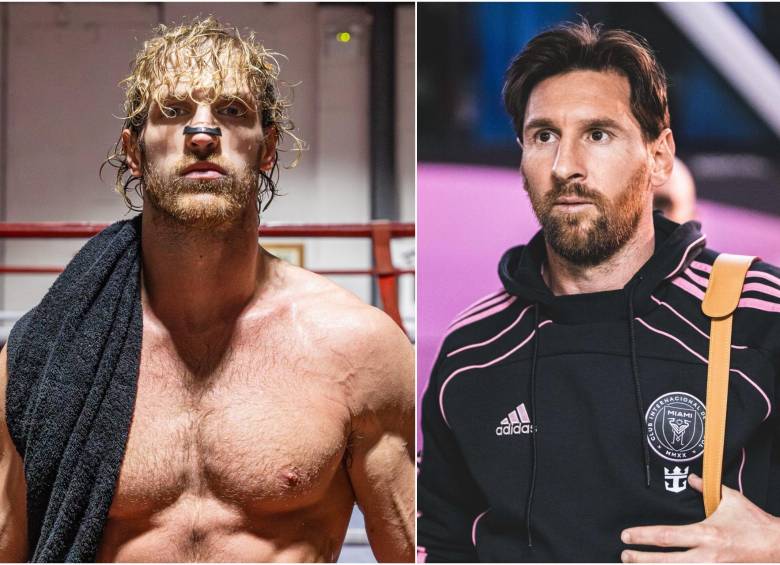 El boxeador de 29 años, Logan Paul, demandó a Lionel Messi y su nueva marca de bebida hidratante por presunto plagio de imagen. FOTO: REDES SOCIALES