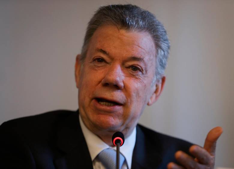 Juan Manuel Santos, expresidente de Colombia (2010-18). FOTO: COLPRENSA.