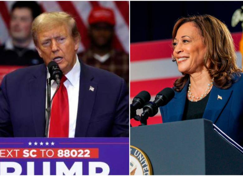 Trump y Harris definen el ganador de la contienda el martes 5 de noviembre. FOTOS: Getty y tomada de X @kamalaharris