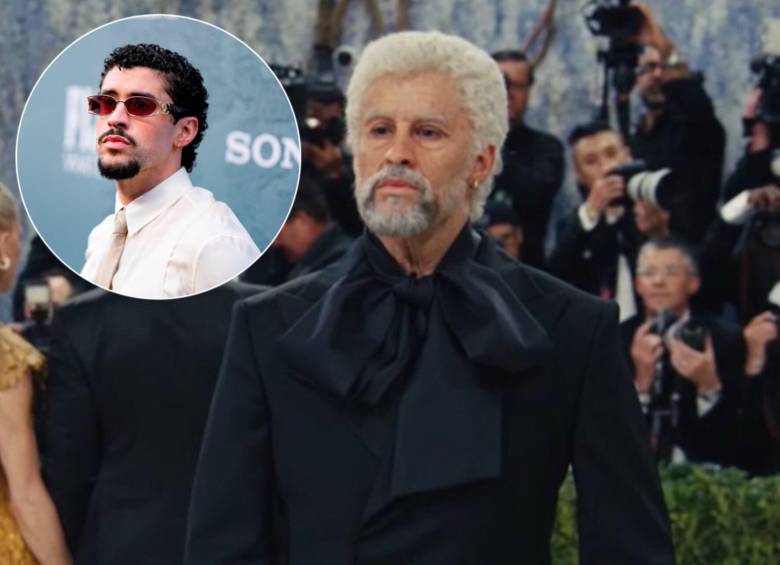El puertorriqueño Bad Bunny estuvo irreconocible en la Met Gala 2026. Fotos: Getty Images