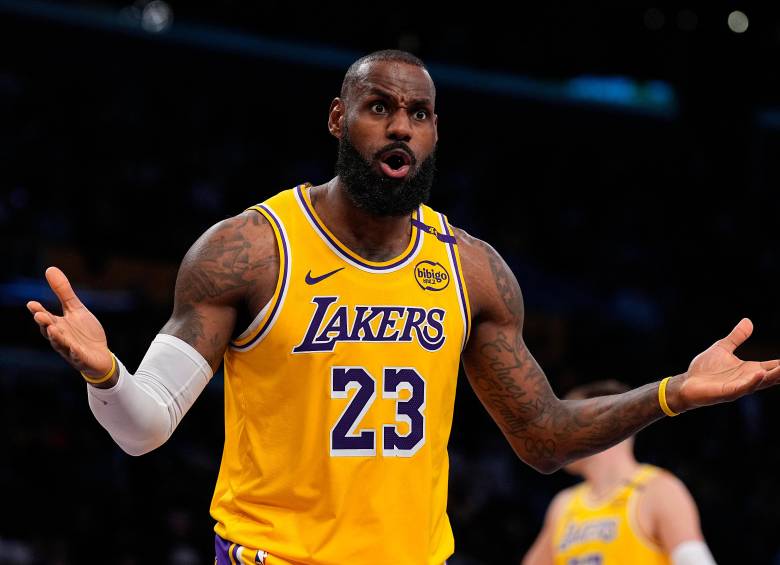 LeBron James cumplirá 41 años el 30 de diciembre. Es uno de los deportistas con una de las rutinas de entrenamiento más exigentes para cuidarse y mantenerse en el alto rendimiento. FOTO GETTY