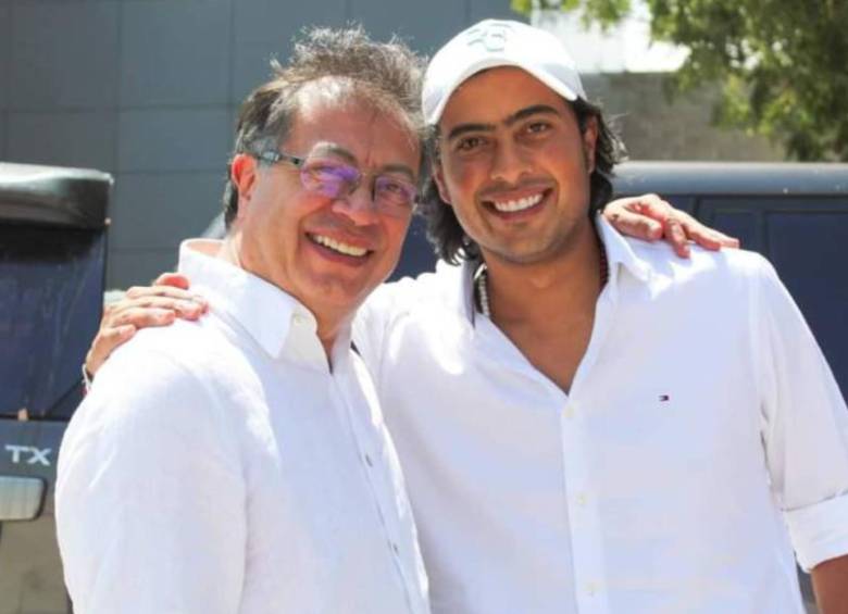 El presidente Gustavo Petro visitó a su hijo en Barranquilla. FOTO: CORTESÍA