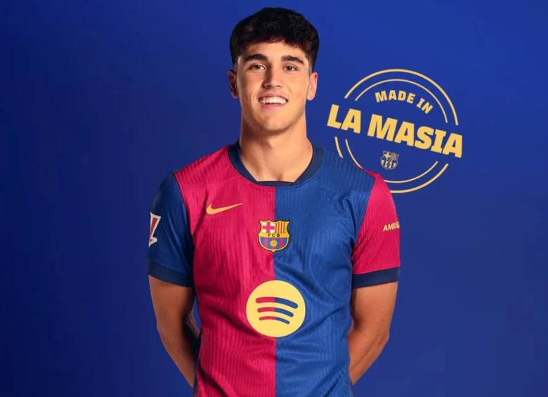 Pau Cubarsí, de 17 años, es defensa del Barcelona de España. FOTO: BARCELONA