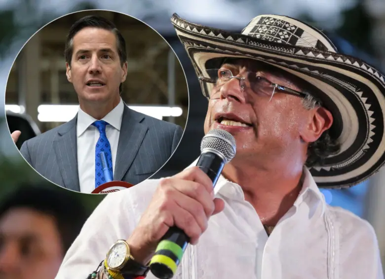Gustavo Petro salió en defensa del activista Beto Coral y lanzó una advertencia al senador estadounidense Bernie Moreno. Fotos: Colprensa y Getty Images