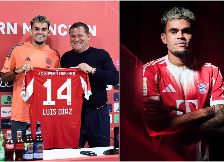 Lucho es el tercer jugador más caro en la historia del club alemán. FOTO: Redes sociales Bayern Múnich