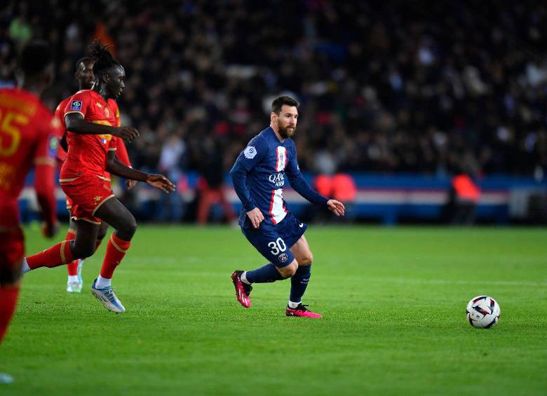 Lionel Messi ha participado en 18 goles en la Ligue 1 esta temporada (8 goles, 10 asistencias). FOTO: @PSG_espanol