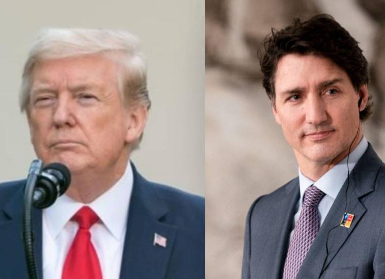 Canadá ya anunció las primeras respuestas ante los aranceles estadounidenses y Trump amenazó con más medidas. FOTOS: Colprensa y Europa Press